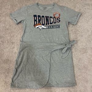 WEAR by Erin Andrews Denver Broncos Knotted T-Shirt Dress